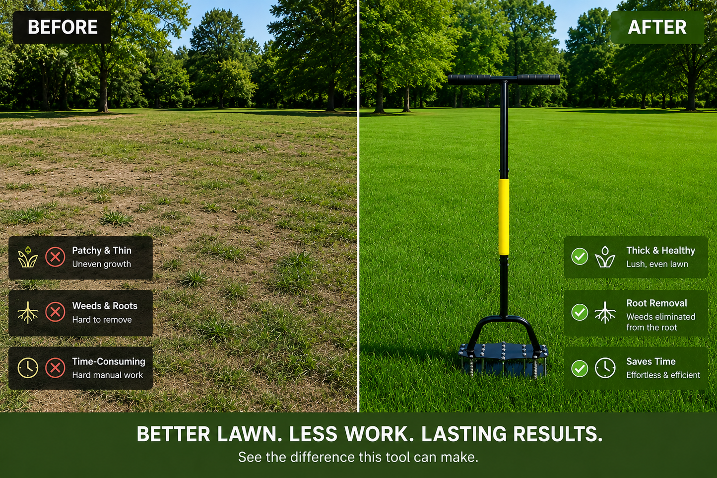 Greenora Lawn Aerator Pro